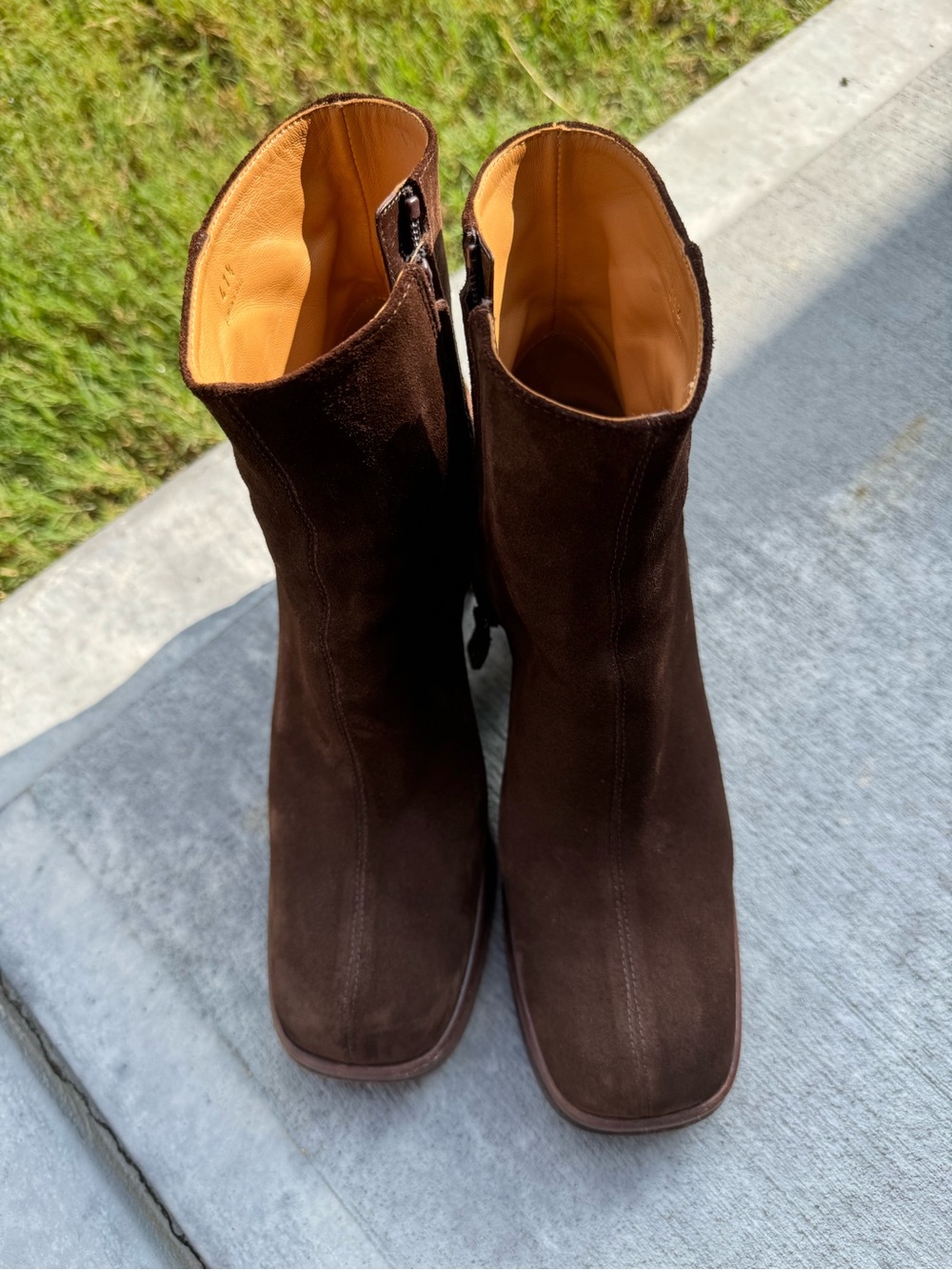 Tod’s Brown Suede Platform Ankle Boots EU 41.5 - Picture 10 of 17